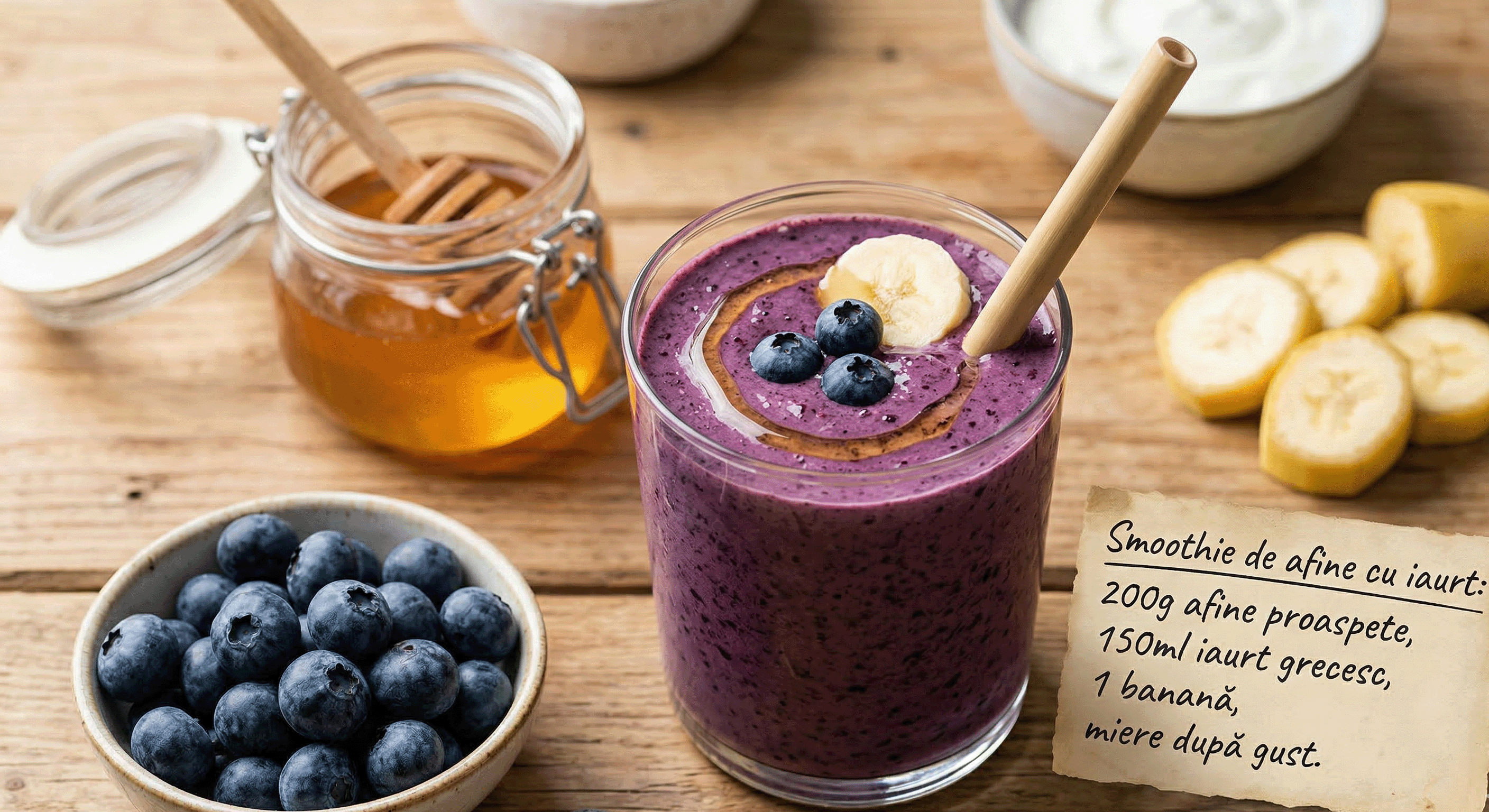 Rețete delicioase cu afine pentru vară