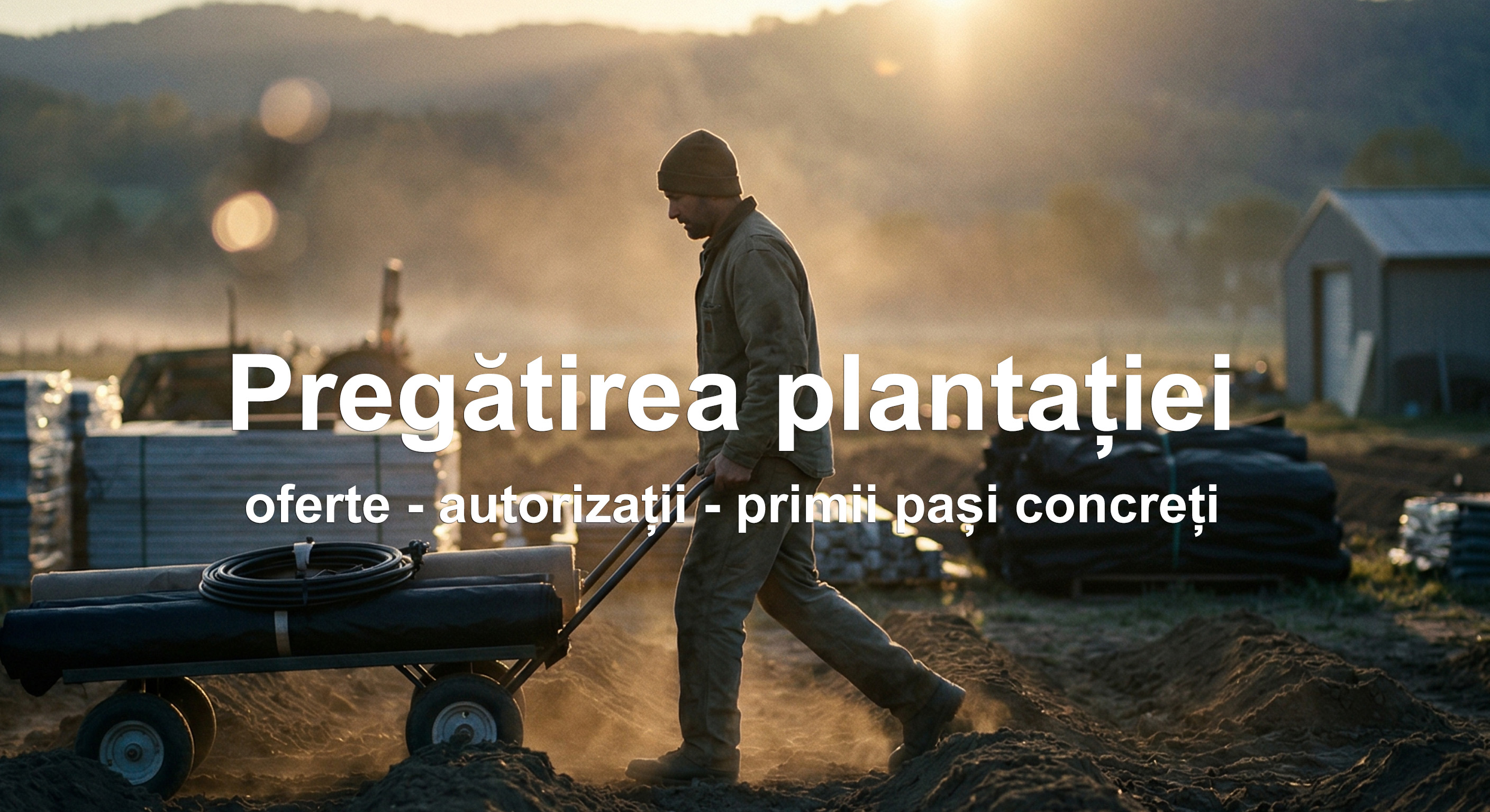 Pregătirea plantației: oferte, autorizații și primii pași concreți